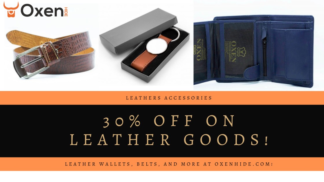 Black and Brown Leather Fashion Accessories