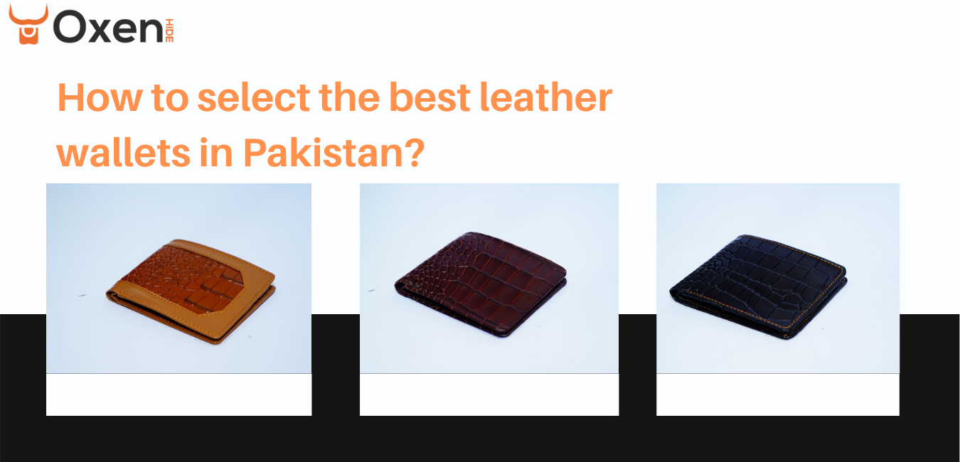 Leather wallets in the Pakistan